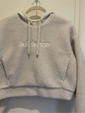 lululemon athletica Cream Sherpa Hoodie